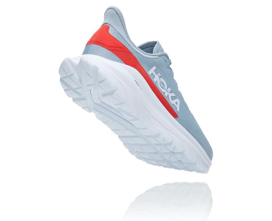 Tenis Hoka One One Hombre Azules/Blancos - Mach 4 - PQUH04156